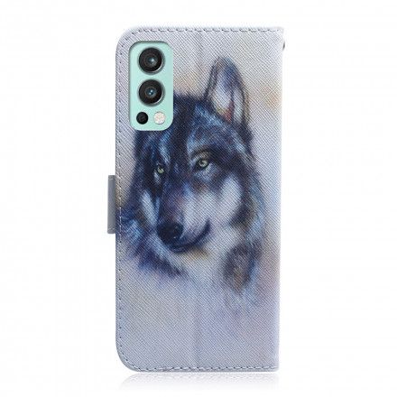 Folio Deksel Til OnePlus Nord 2 5G Canine Gaze