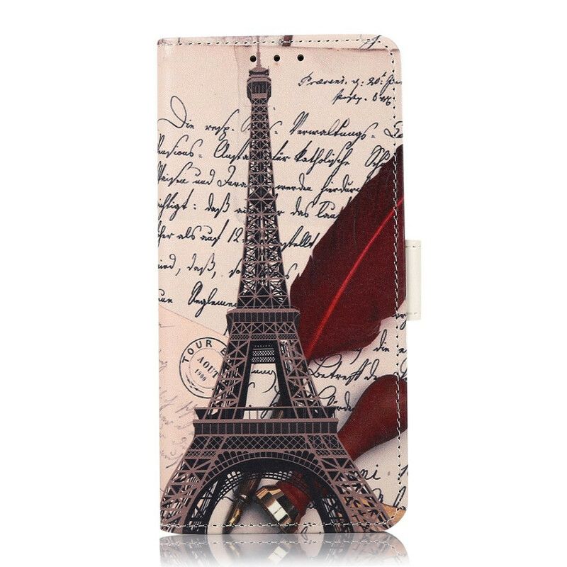 Folio Deksel Til OnePlus Nord 2 5G Poetens Eiffeltårn
