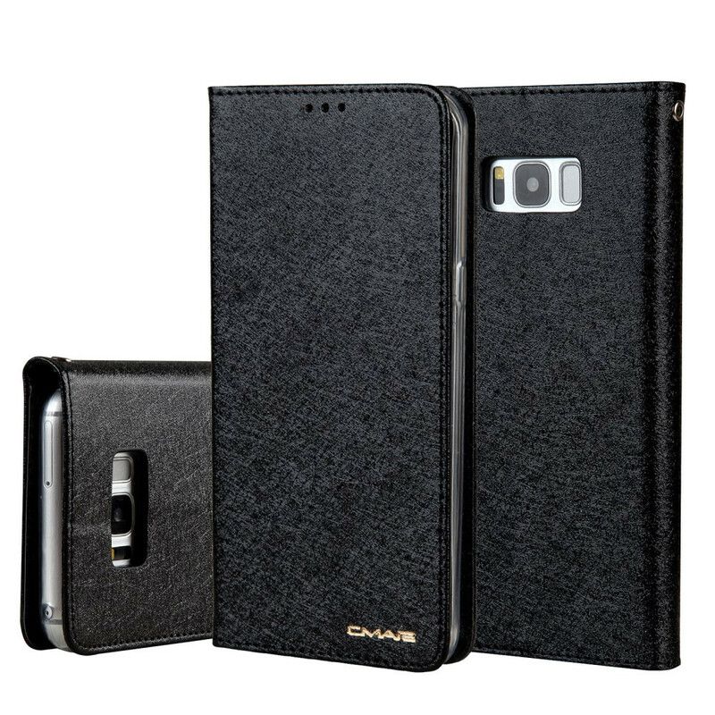 Beskyttelse Deksel Til Samsung Galaxy S8 Folio Deksel Silke Texture Leather Effect Cmai2