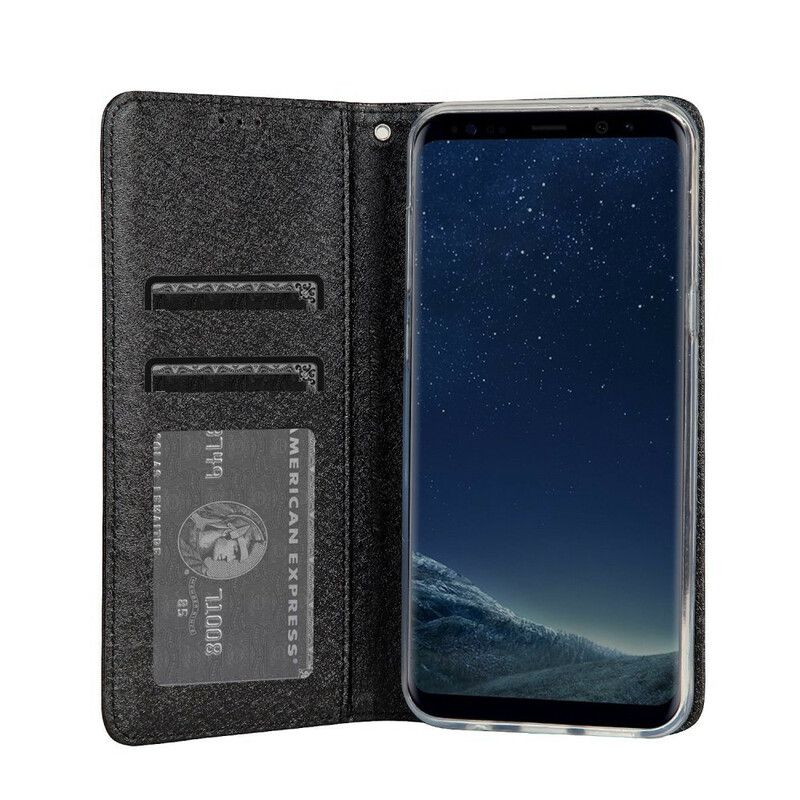 Beskyttelse Deksel Til Samsung Galaxy S8 Folio Deksel Silke Texture Leather Effect Cmai2