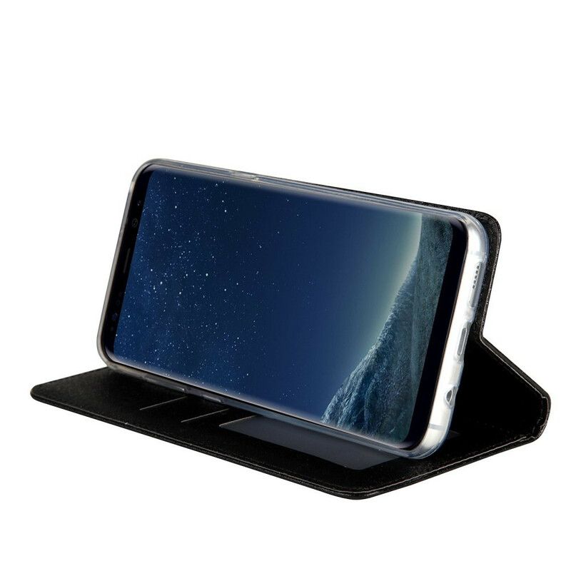 Beskyttelse Deksel Til Samsung Galaxy S8 Folio Deksel Silke Texture Leather Effect Cmai2