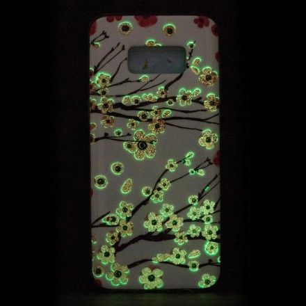 Deksel Til Samsung Galaxy S8 Fluorescerende Blomster