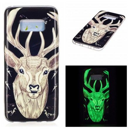 Deksel Til Samsung Galaxy S8 Fluorescerende Majestic Stag