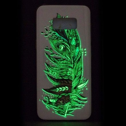 Deksel Til Samsung Galaxy S8 Fluorescerende Stammefjær