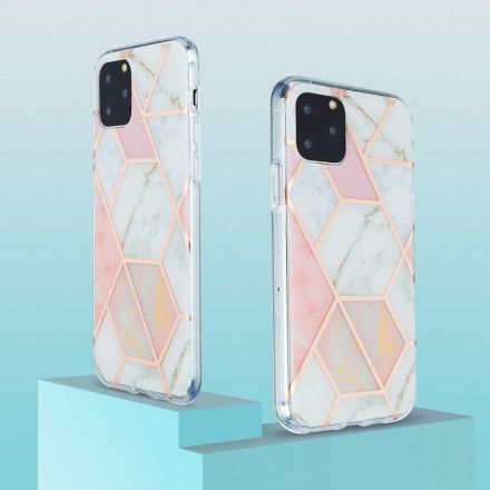 Deksel Til iPhone 11 Pro Blinkende Geometrisk Marmor