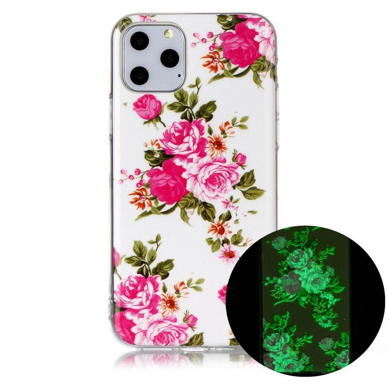 Deksel Til iPhone 11 Pro Fluorescerende Liberty-blomster