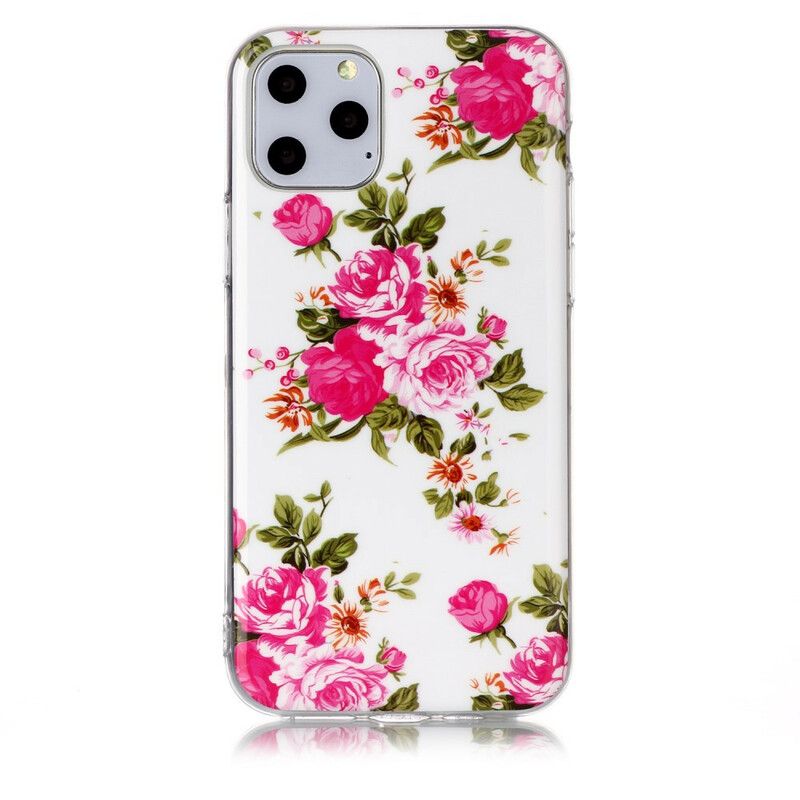 Deksel Til iPhone 11 Pro Fluorescerende Liberty-blomster