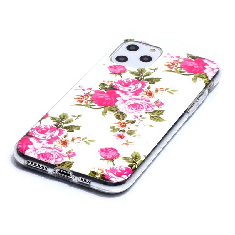 Deksel Til iPhone 11 Pro Fluorescerende Liberty-blomster