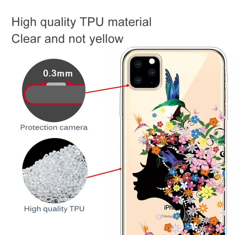 Deksel Til iPhone 11 Pro Nydelig Blomsterhode