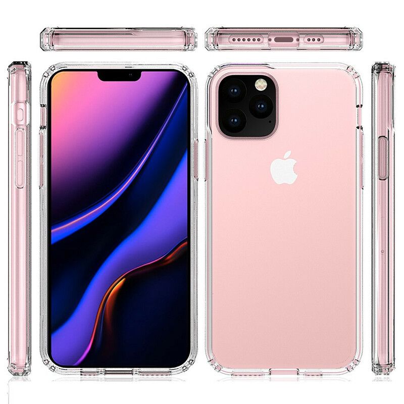 Deksel Til iPhone 11 Pro Transparent Hybrid Design