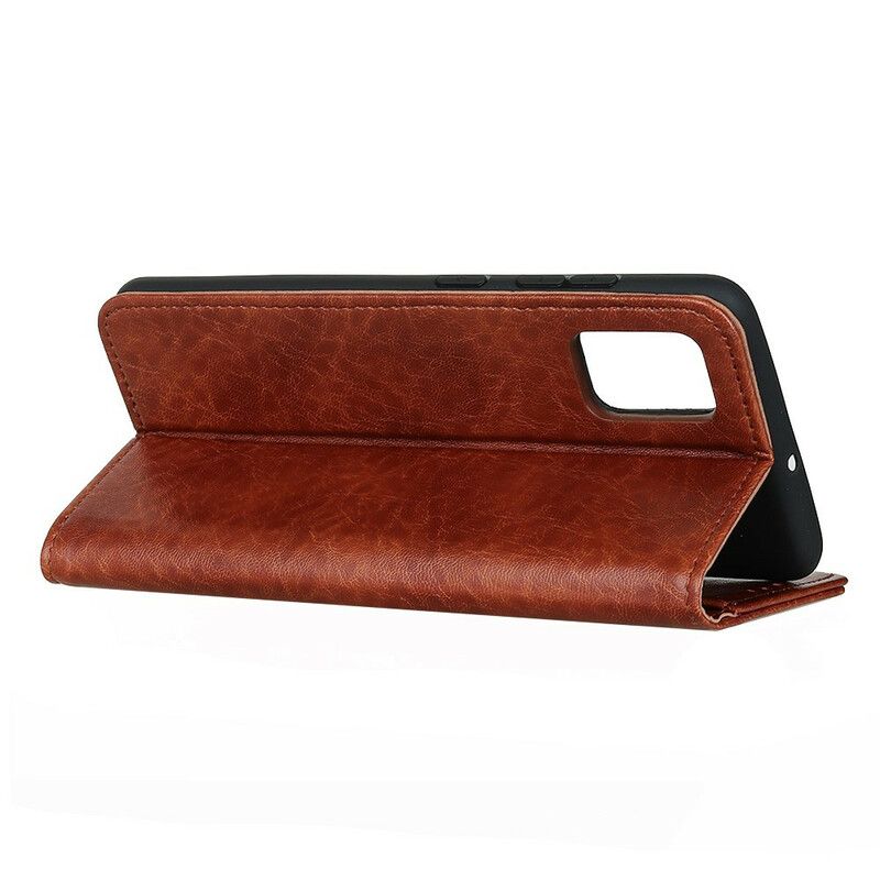 Beskyttelse Deksel Til OnePlus 8T Folio Deksel Elegance Split Litchi Leather