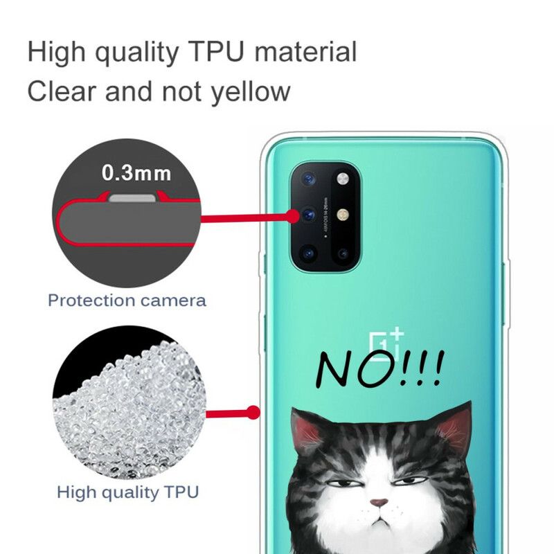 Deksel Til OnePlus 8T Katten Som Sier Nei