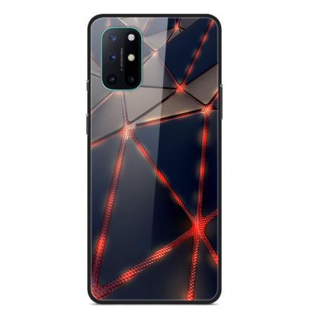 Deksel Til OnePlus 8T Rød Rayon Herdet Glass