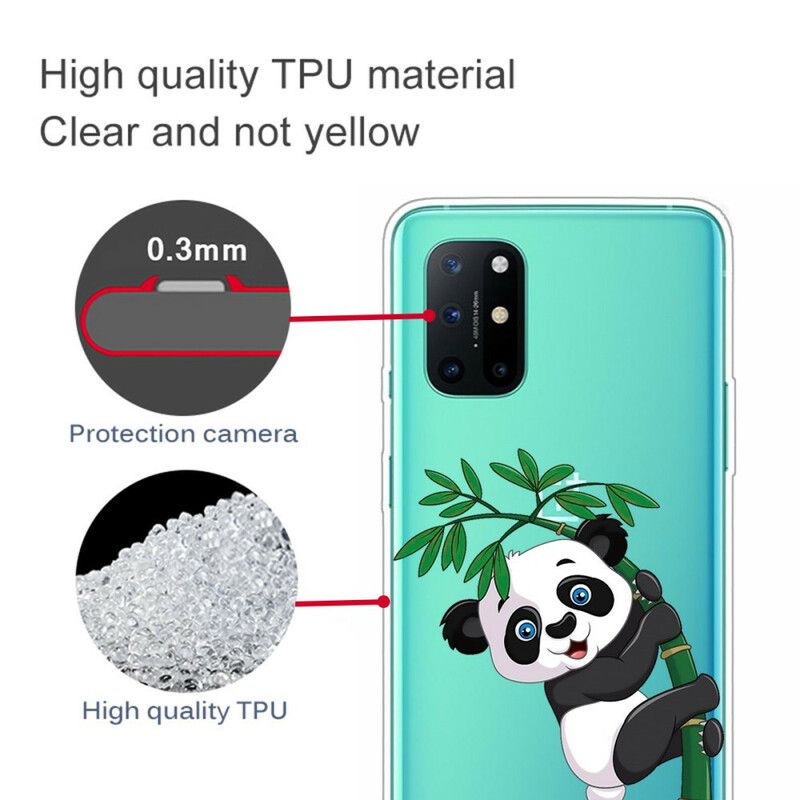 Deksel Til OnePlus 8T Sømløs Panda På Bambus