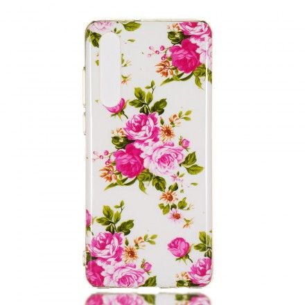 Deksel Til Huawei P30 Fluorescerende Liberty-blomster