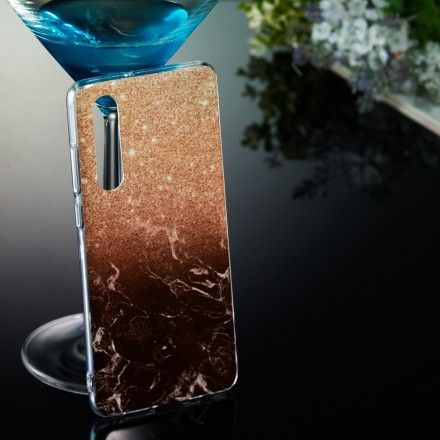 Deksel Til Huawei P30 Glittermarmor