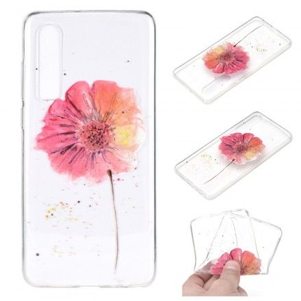 Deksel Til Huawei P30 Sømløst Blomstermønster I Akvarell