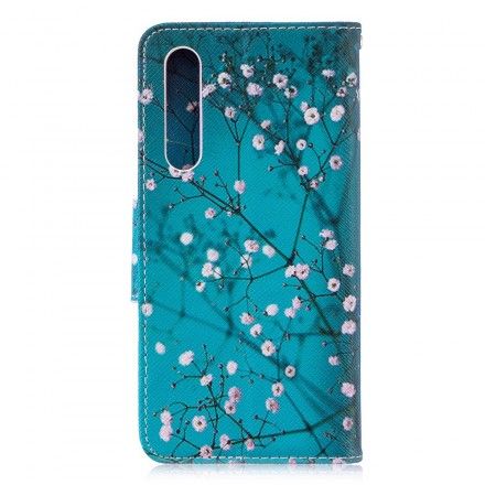 Folio Deksel Til Huawei P30 Blomstrende Tre