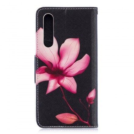 Folio Deksel Til Huawei P30 Rosa Blomst