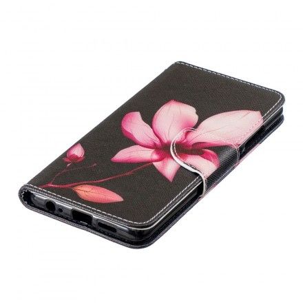 Folio Deksel Til Huawei P30 Rosa Blomst