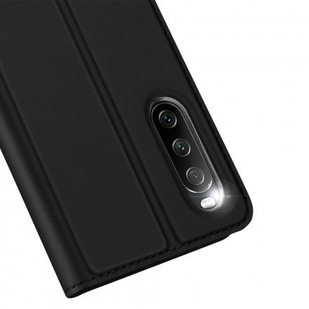 Beskyttelse Deksel Til Sony Xperia 10 III Folio Deksel Skin Pro Dux Ducis