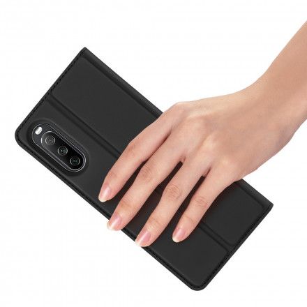 Beskyttelse Deksel Til Sony Xperia 10 III Folio Deksel Skin Pro Dux Ducis