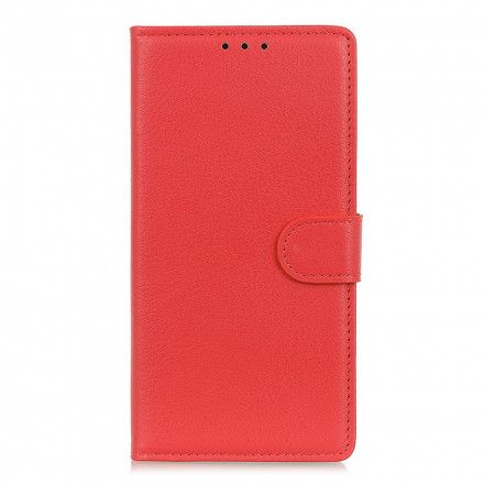 Folio Deksel Til Sony Xperia 10 III Faux Leather Litchi