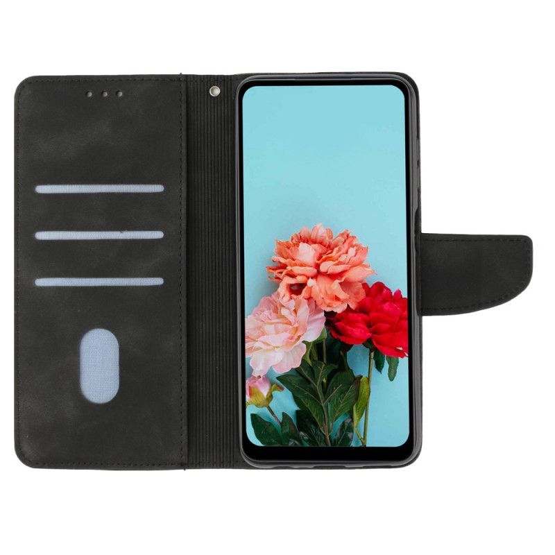 Folio Deksel Til Samsung Galaxy A13 Med Kjede Vintage Strappy Style