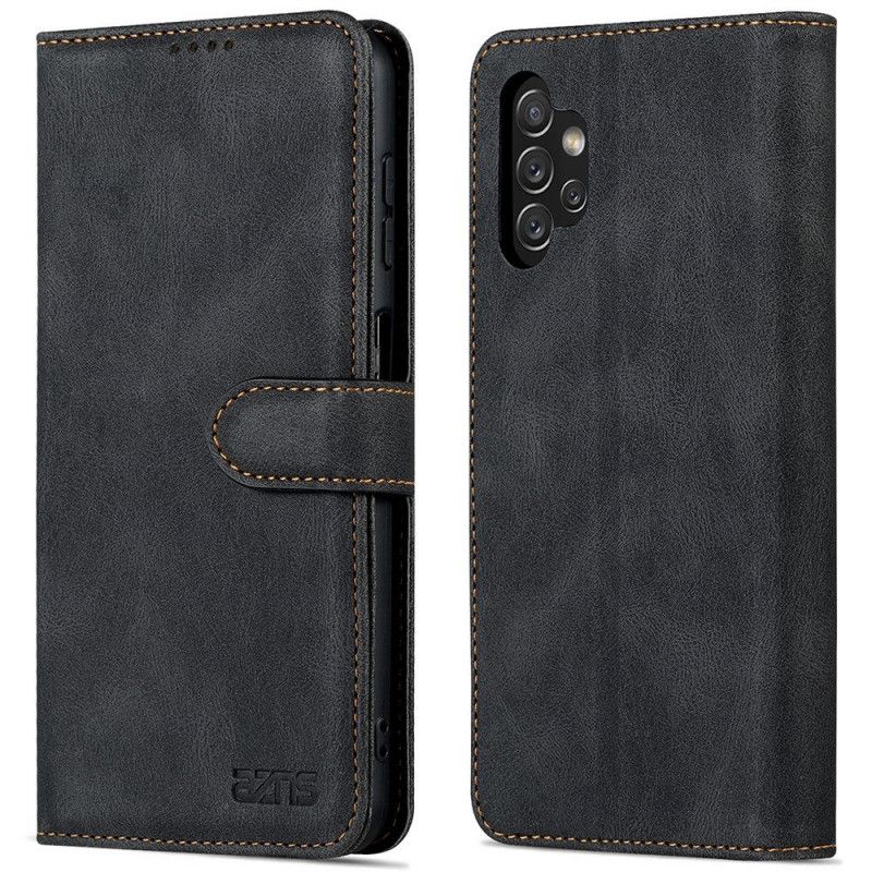 Folio Deksel Til Samsung Galaxy A13 Med Kjede Vintage Style Azns Strappy