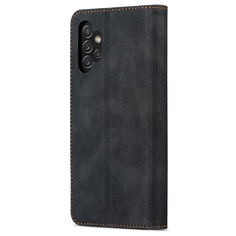 Folio Deksel Til Samsung Galaxy A13 Med Kjede Vintage Style Azns Strappy