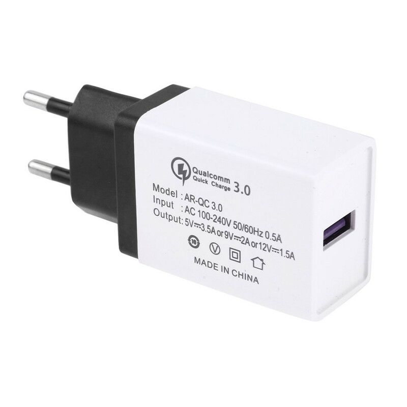 Usb-Veggladeradapter Eu-Plugg