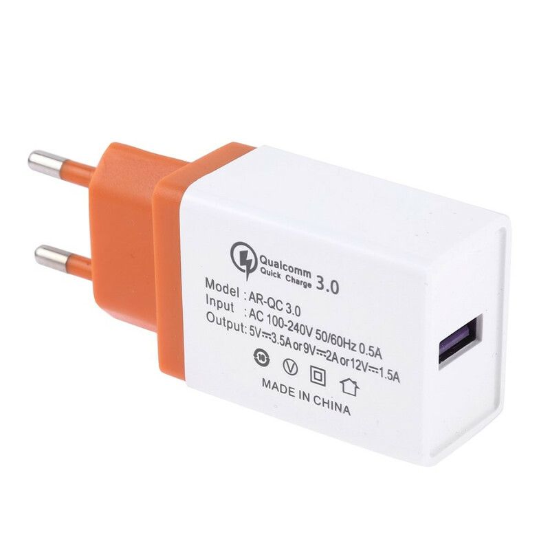 Usb-Veggladeradapter Eu-Plugg