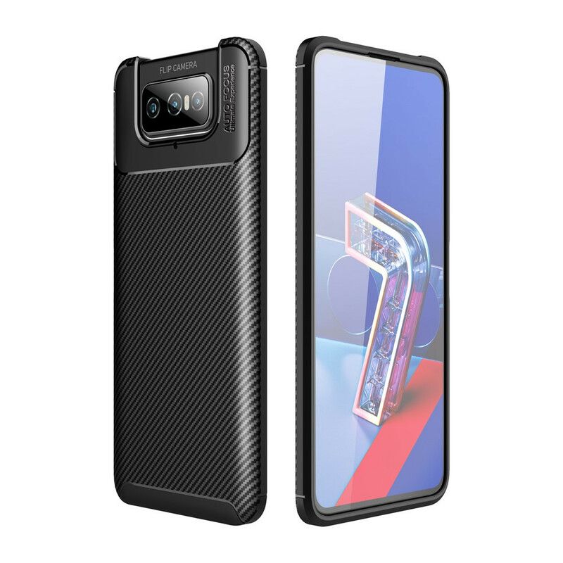 Deksel Til Asus Zenfone 7 / 7 Pro Karbonfiberslange