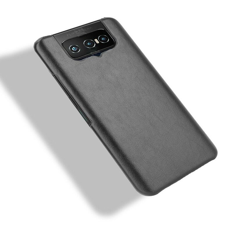 Deksel Til Asus Zenfone 7 / 7 Pro Lichi Skinneffekt