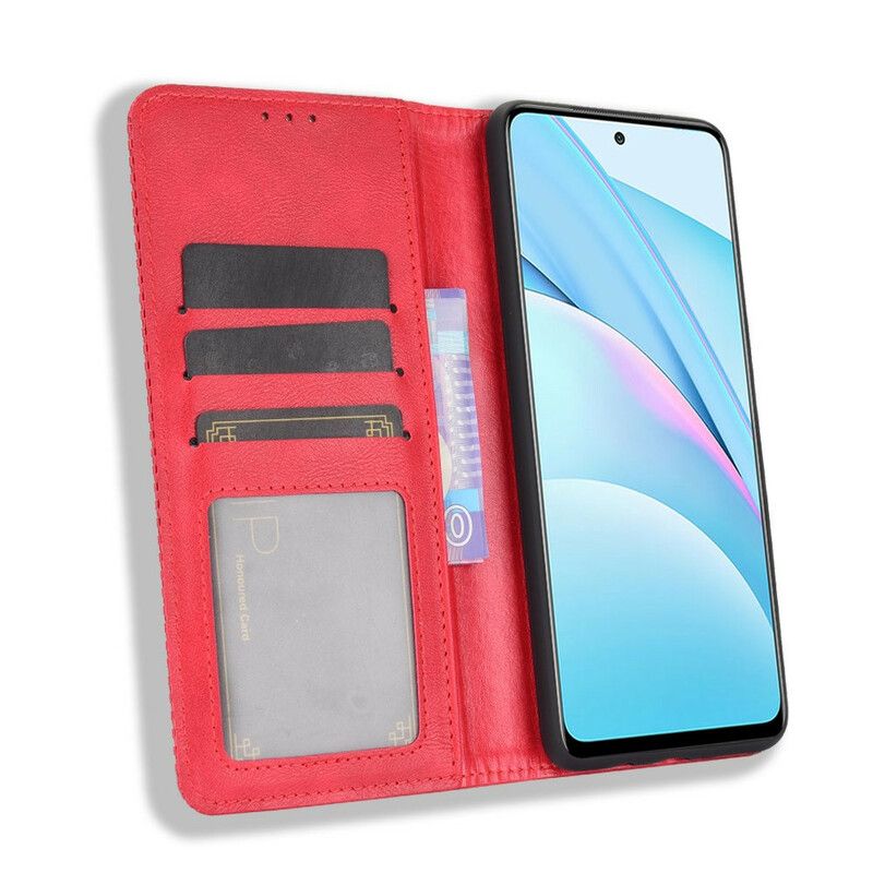 Beskyttelse Deksel Til Xiaomi Mi 10T Lite / Redmi Note 9 Pro 5G Folio Deksel Vintageeffekt