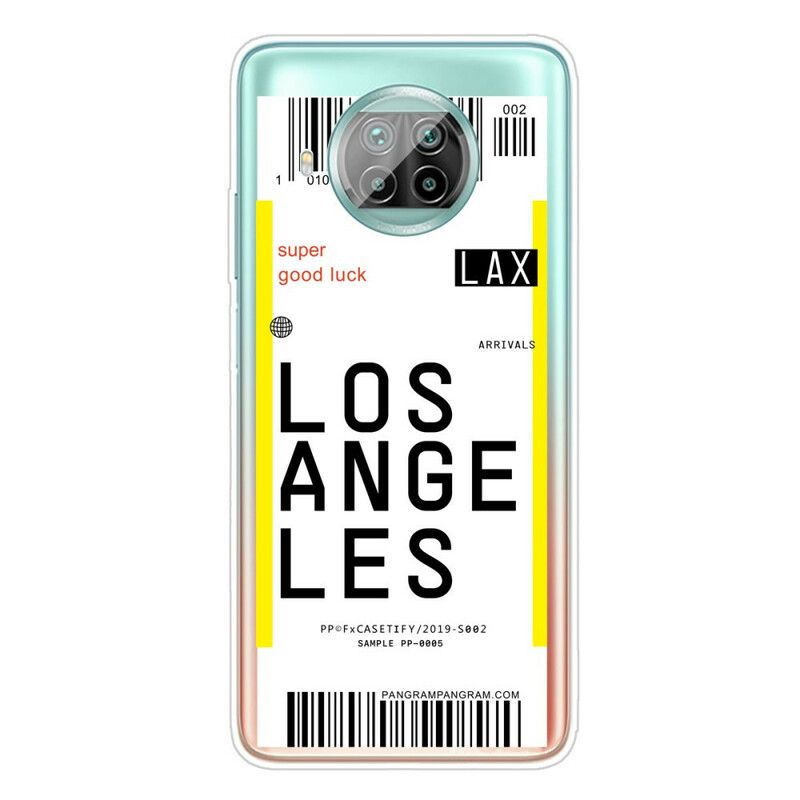 Deksel Til Xiaomi Mi 10T Lite / Redmi Note 9 Pro 5G Boardingkort Til Los Angeles