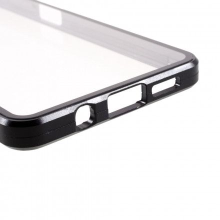 Deksel Til Xiaomi Mi 10T Lite / Redmi Note 9 Pro 5G Herdet Glass Og Metall Foran Og Bak