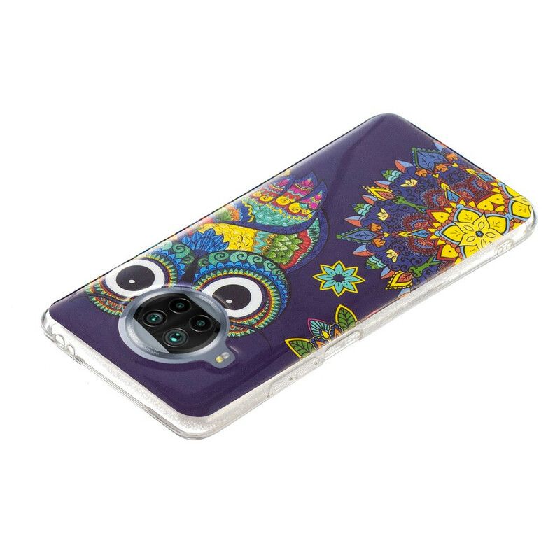 Deksel Til Xiaomi Mi 10T Lite / Redmi Note 9 Pro 5G Neon Mandala Ugle