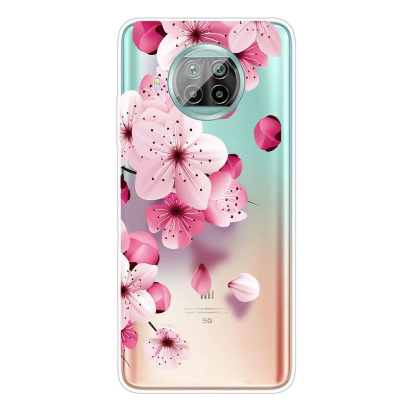 Deksel Til Xiaomi Mi 10T Lite / Redmi Note 9 Pro 5G Små Rosa Blomster