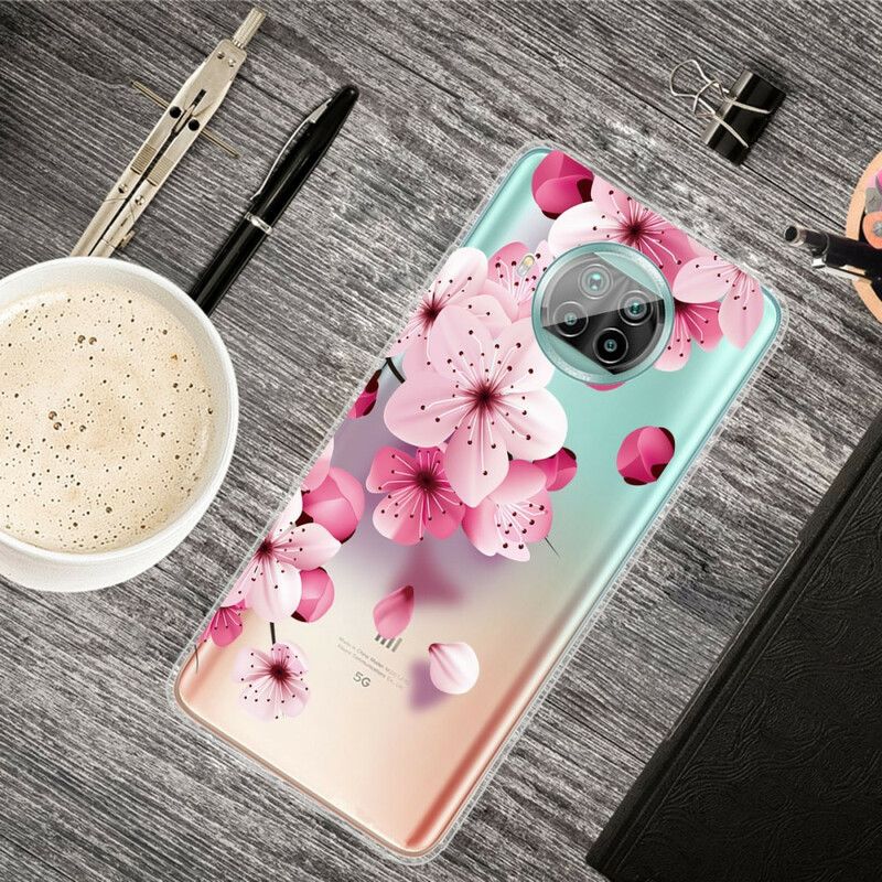 Deksel Til Xiaomi Mi 10T Lite / Redmi Note 9 Pro 5G Små Rosa Blomster