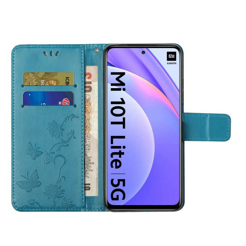 Folio Deksel Til Xiaomi Mi 10T Lite / Redmi Note 9 Pro 5G Asiatiske Sommerfugler