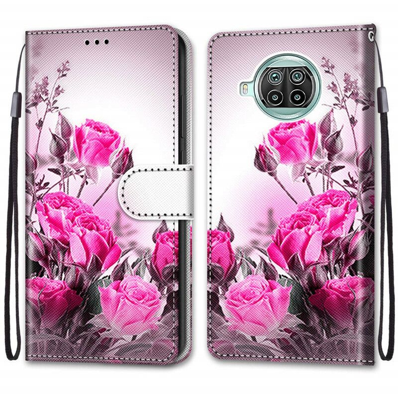 Folio Deksel Til Xiaomi Mi 10T Lite / Redmi Note 9 Pro 5G Bare Blomster