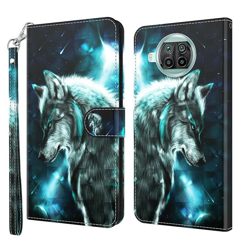 Folio Deksel Til Xiaomi Mi 10T Lite / Redmi Note 9 Pro 5G Majestic Wolf