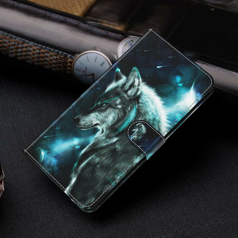 Folio Deksel Til Xiaomi Mi 10T Lite / Redmi Note 9 Pro 5G Majestic Wolf