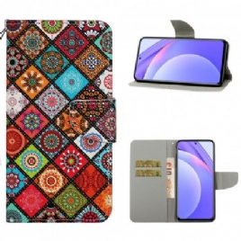 Folio Deksel Til Xiaomi Mi 10T Lite / Redmi Note 9 Pro 5G Mandala Lappeteppe