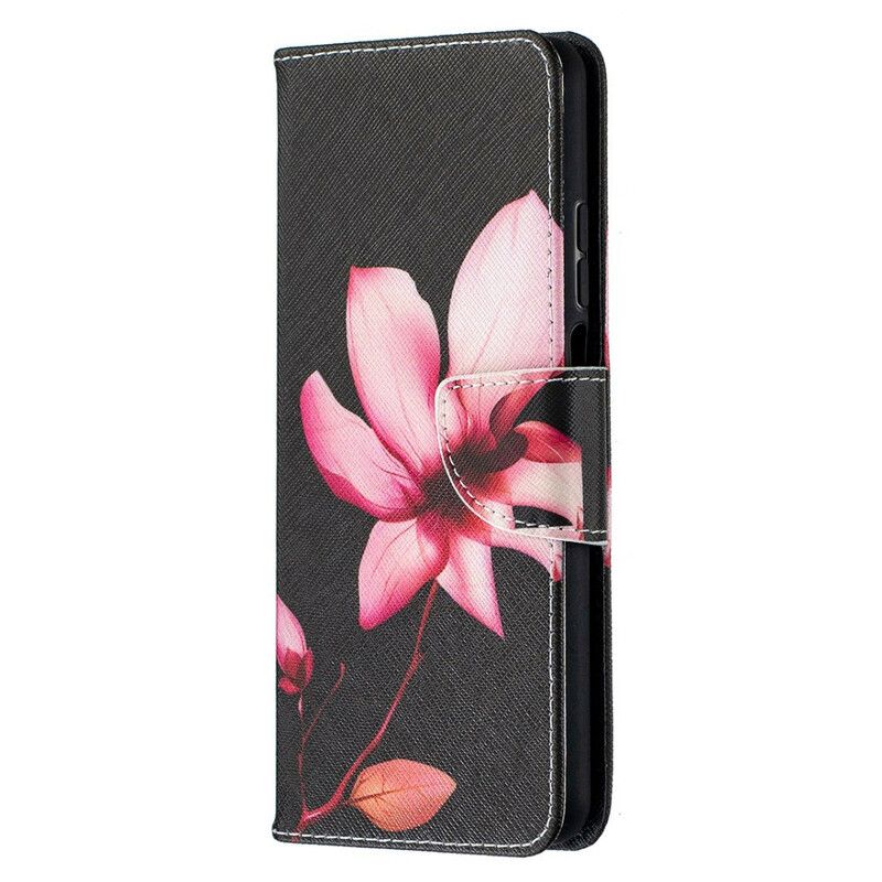 Folio Deksel Til Xiaomi Mi 10T Lite / Redmi Note 9 Pro 5G Rosa Blomst