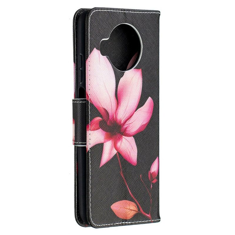 Folio Deksel Til Xiaomi Mi 10T Lite / Redmi Note 9 Pro 5G Rosa Blomst