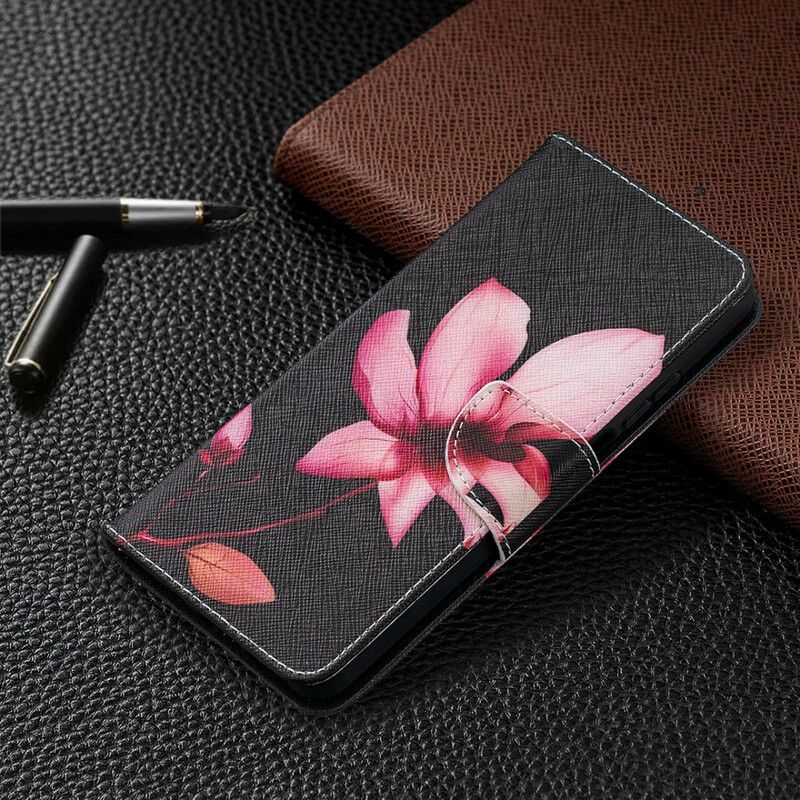 Folio Deksel Til Xiaomi Mi 10T Lite / Redmi Note 9 Pro 5G Rosa Blomst