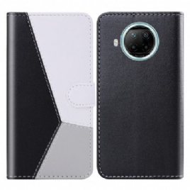 Folio Deksel Til Xiaomi Mi 10T Lite / Redmi Note 9 Pro 5G Tricolor Skinneffekt