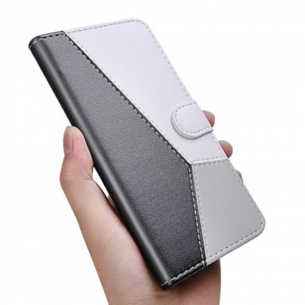 Folio Deksel Til Xiaomi Mi 10T Lite / Redmi Note 9 Pro 5G Tricolor Skinneffekt